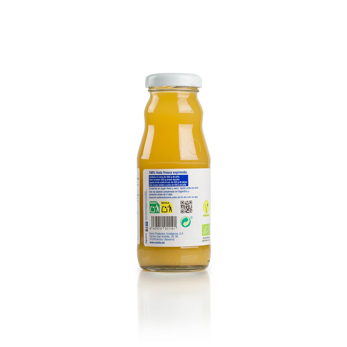 Succo di ananas biologico 100% spremuto Ékolo 750 ml