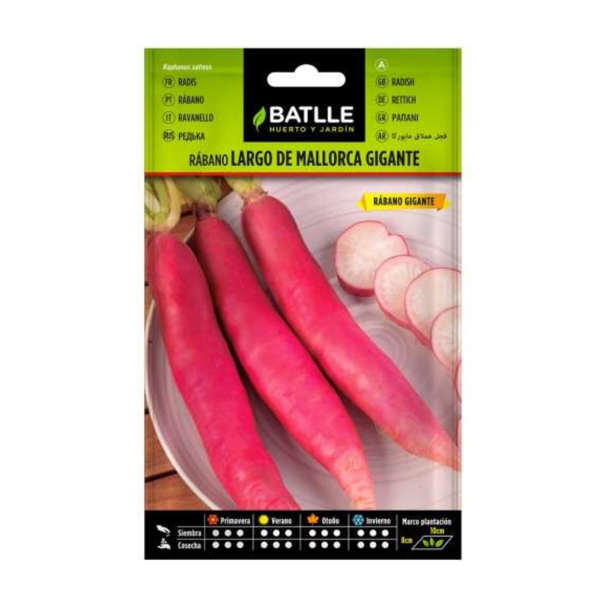 Samen von Riesenrettich aus Mallorca, Batlle