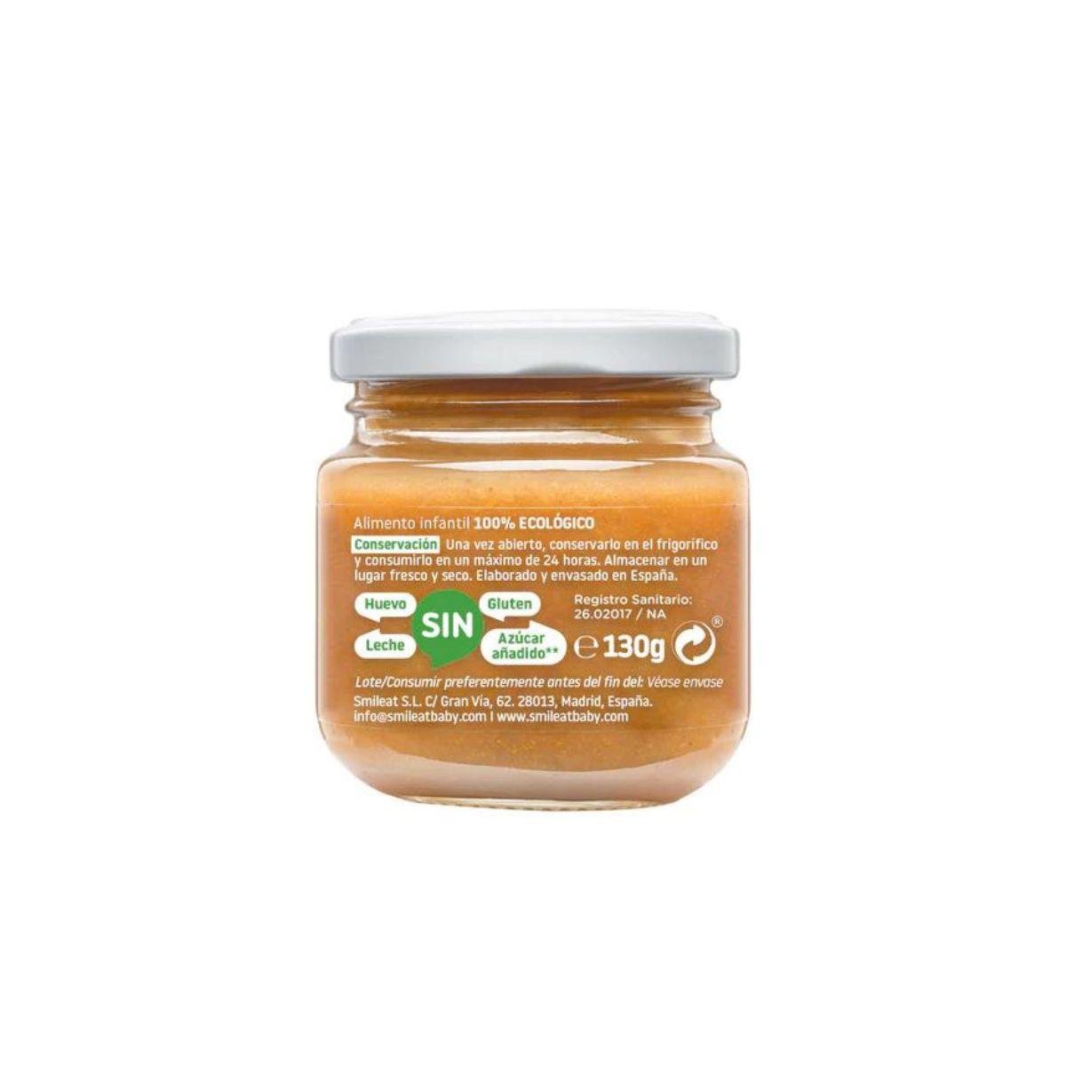 PROMO 3x Potje BIO peer en appel +6 maanden Smileat, 130 g