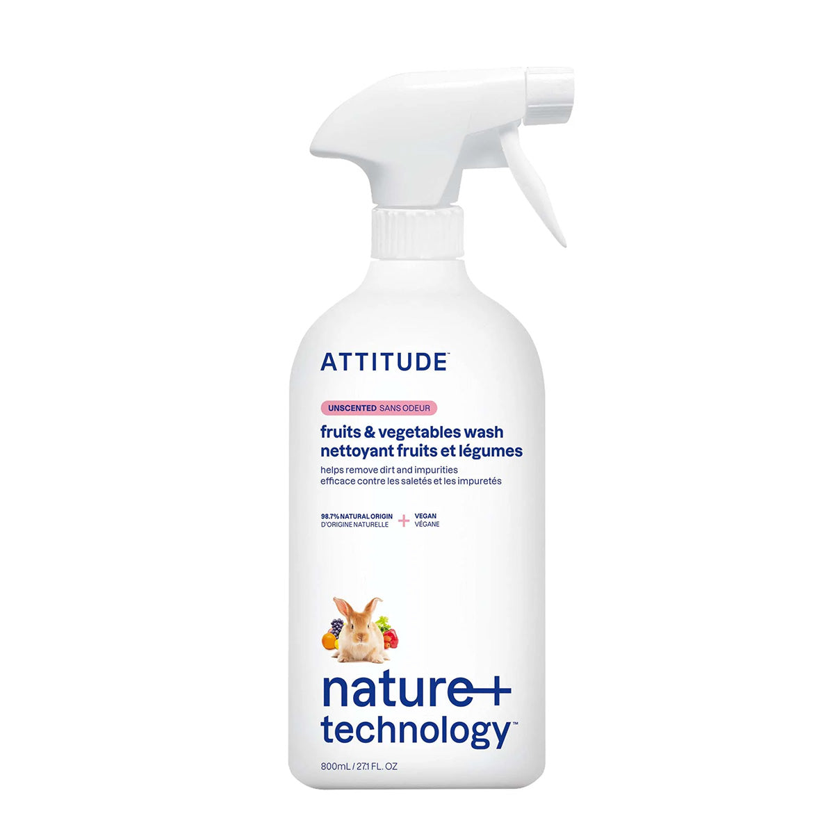 Attitude fruit and vegetable cleaner 800 ml