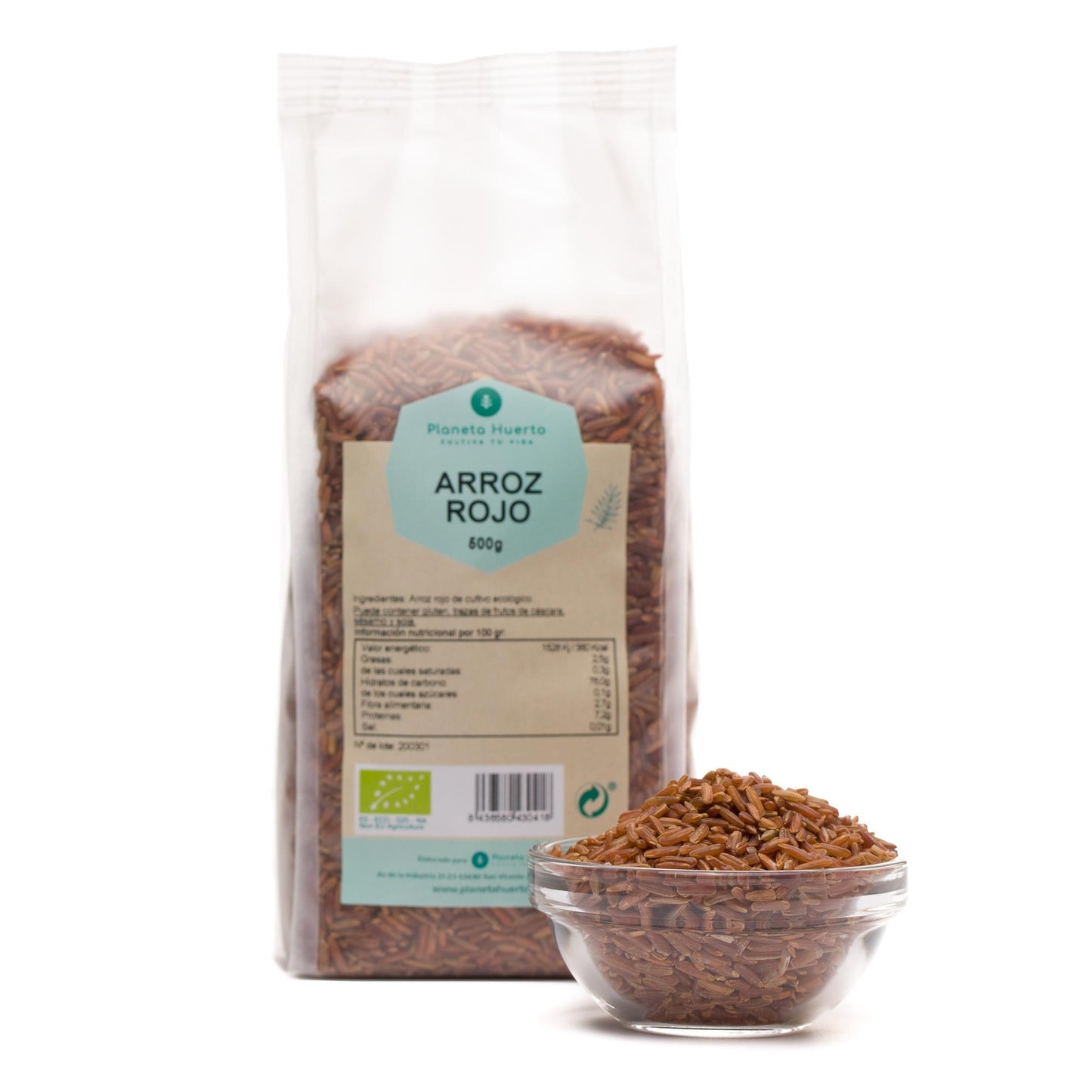 Riso rosso ECO Planeta Huerto 500 g