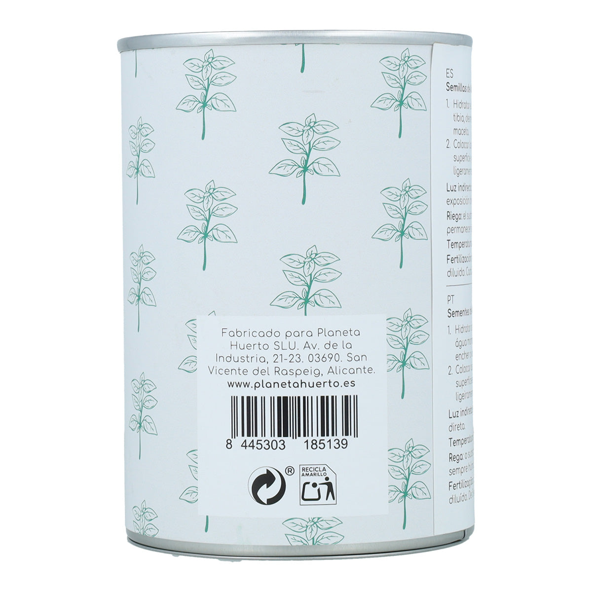 Aromatic Basil cultivation kit Planeta Huerto