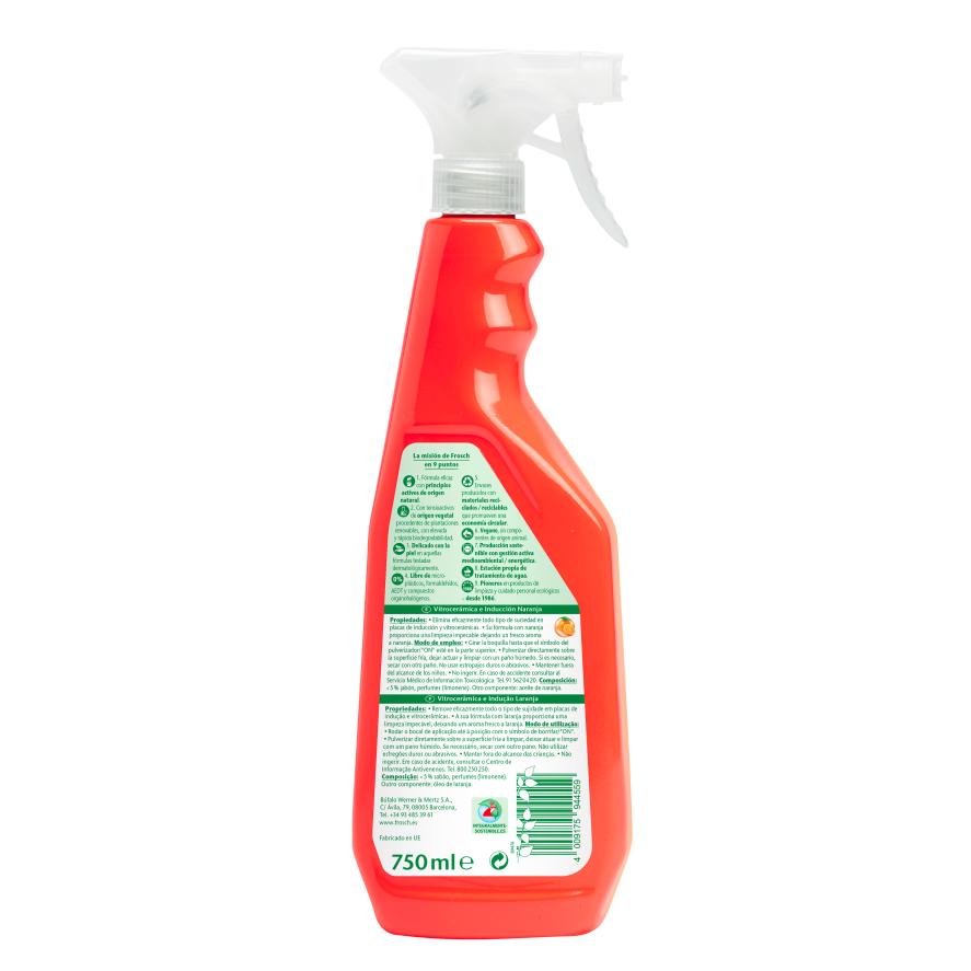Frosch Eco Orange Glass and Induction Cleaner 750 ml