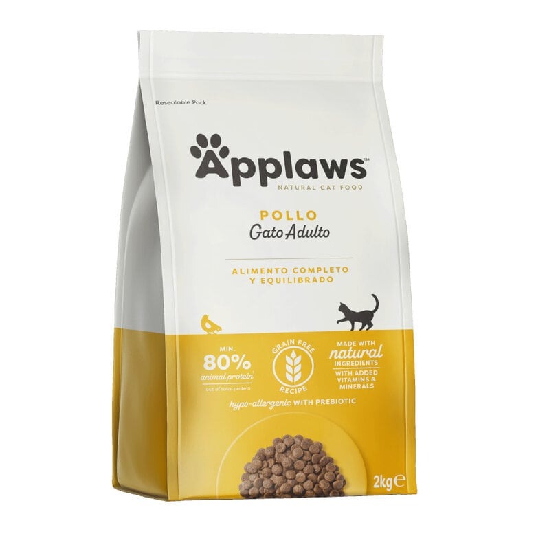 Applaws Cat Dry Adult Grain Free Chicken 2kg Natural Grain-Free Cat Food for Kittens