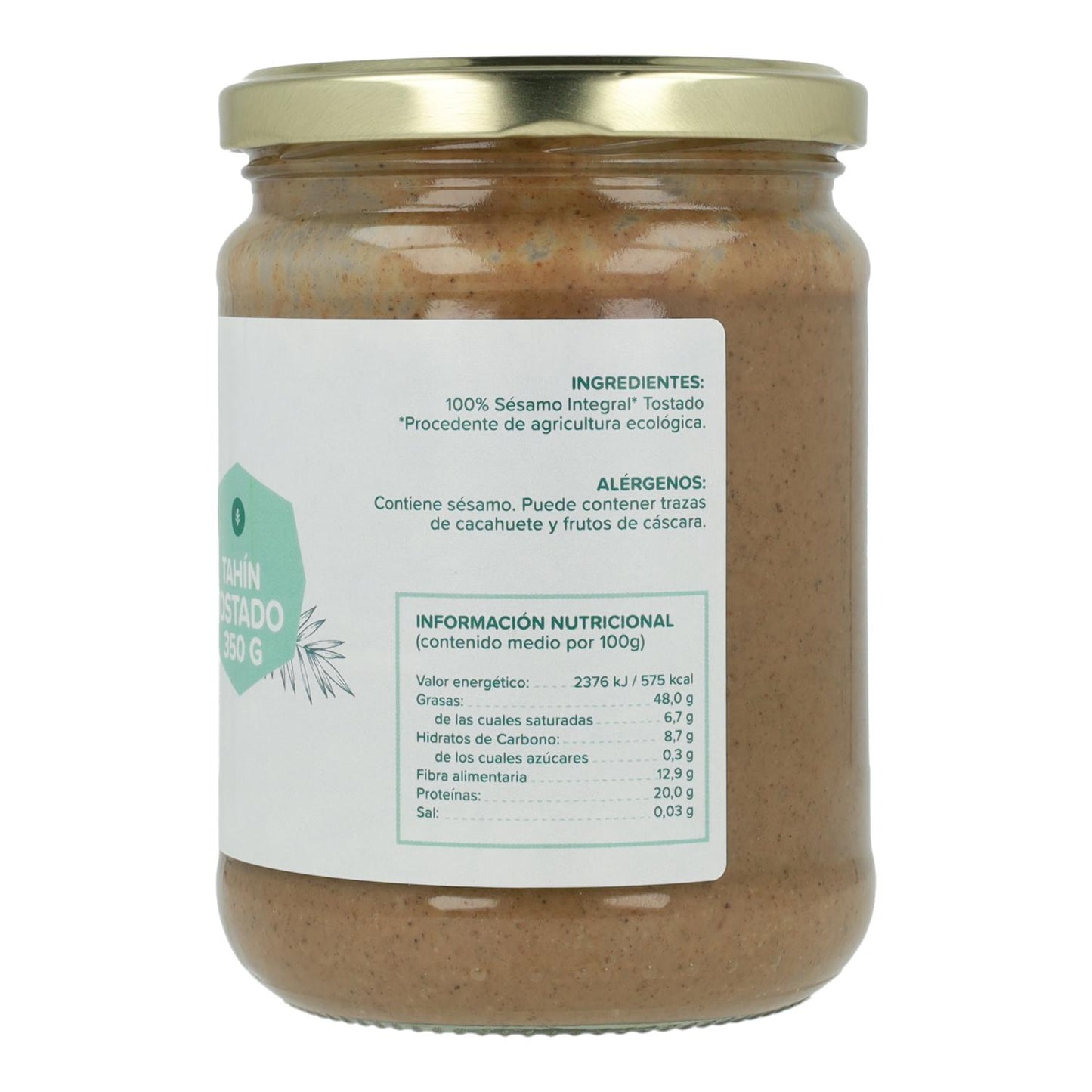 Geroosterde sesam tahini ECO Planeta Huerto 350 g