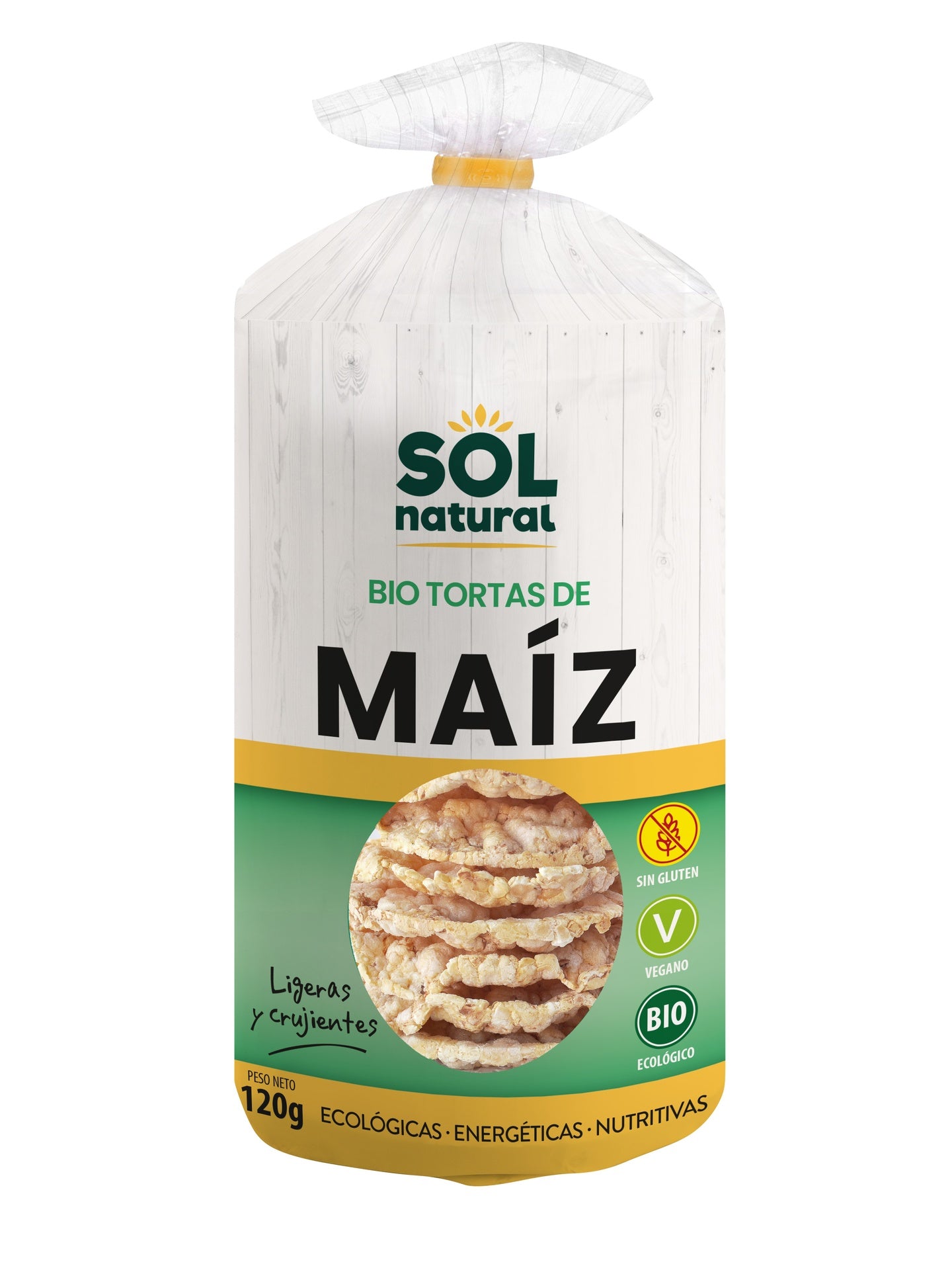 Crêpes de maïs bio sans gluten Sol Natural 120 g