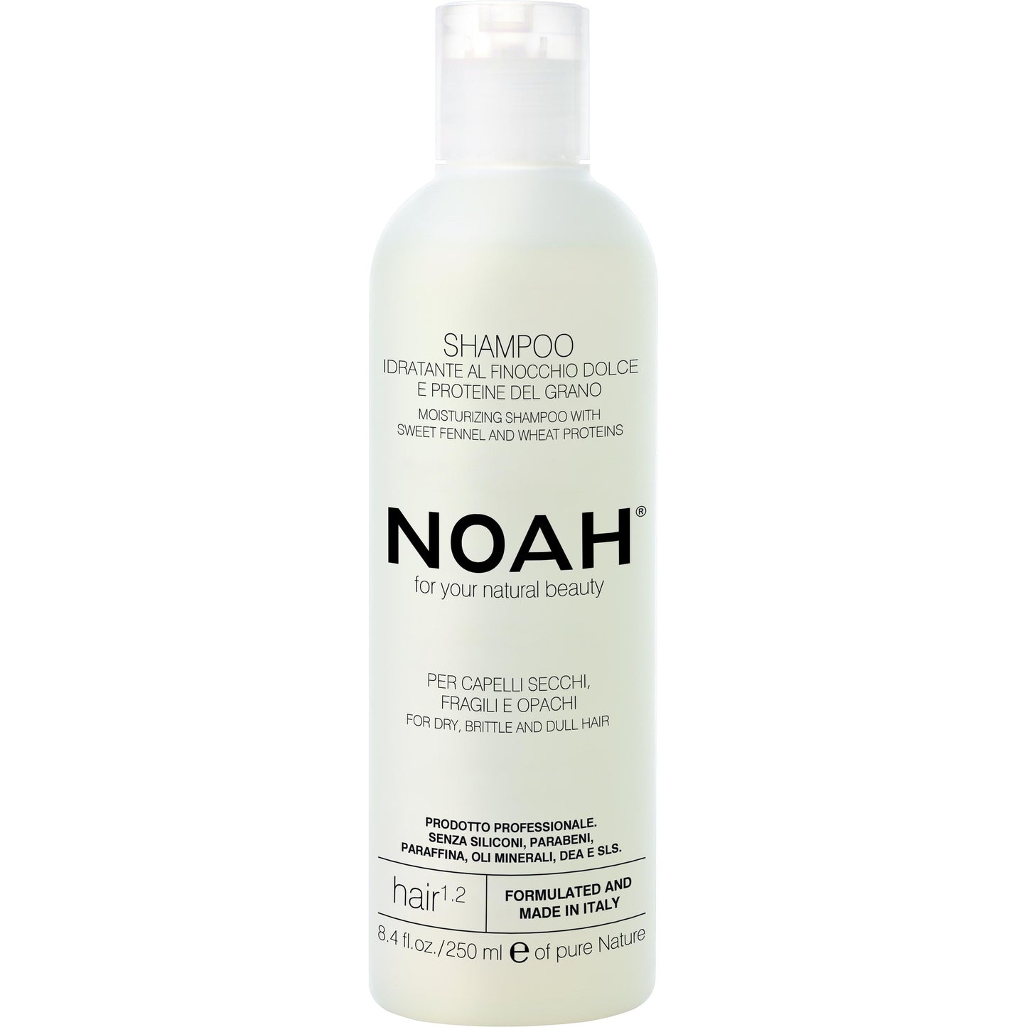 Feuchtigkeitsspendendes Shampoo mit süßem Fenchel 1.2 Noah 250 ml