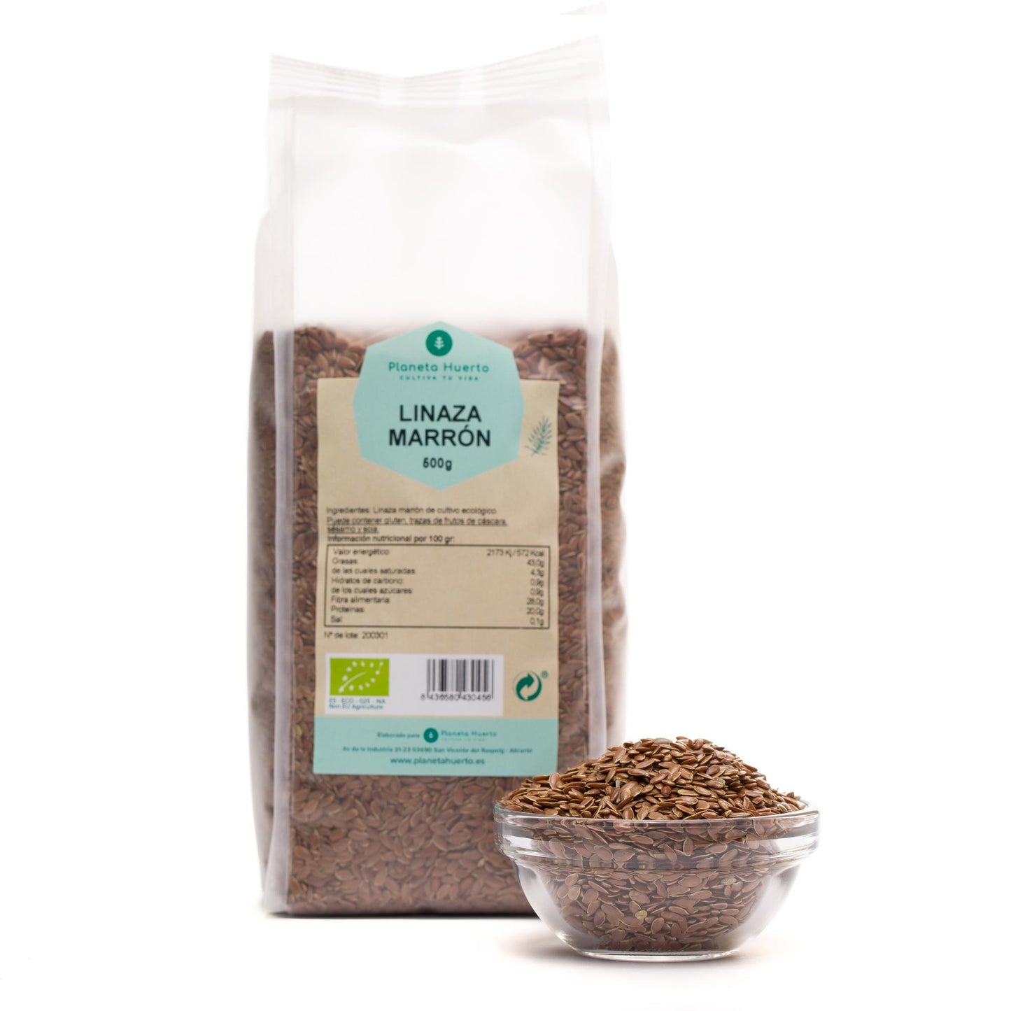 Lino Marrón ECO Planeta Huerto 500 g