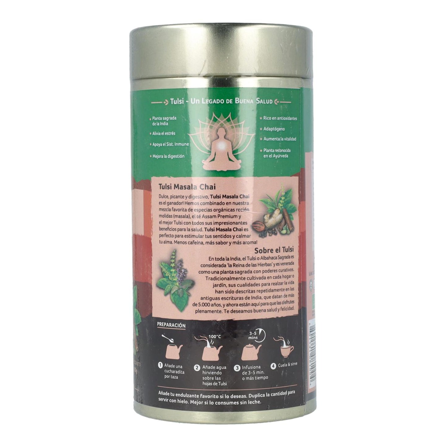Tulsi och Masala Chai Organic India 100 g