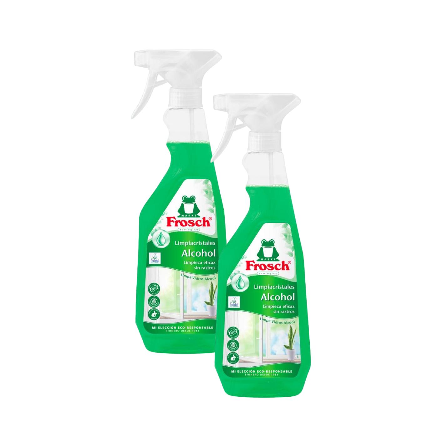 CONFEZIONE DA 2 Detergenti per vetri Frosch 750 ml