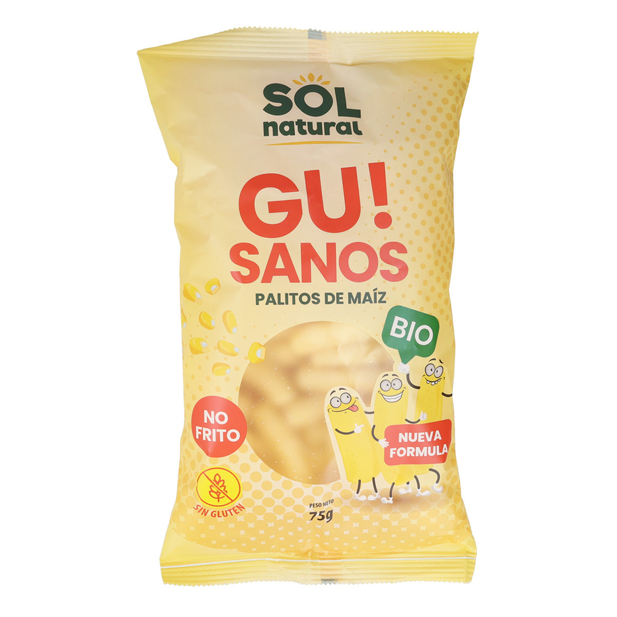Gu! Bio-Mais-Sanitos Gigantes von Sol Natural 75 g