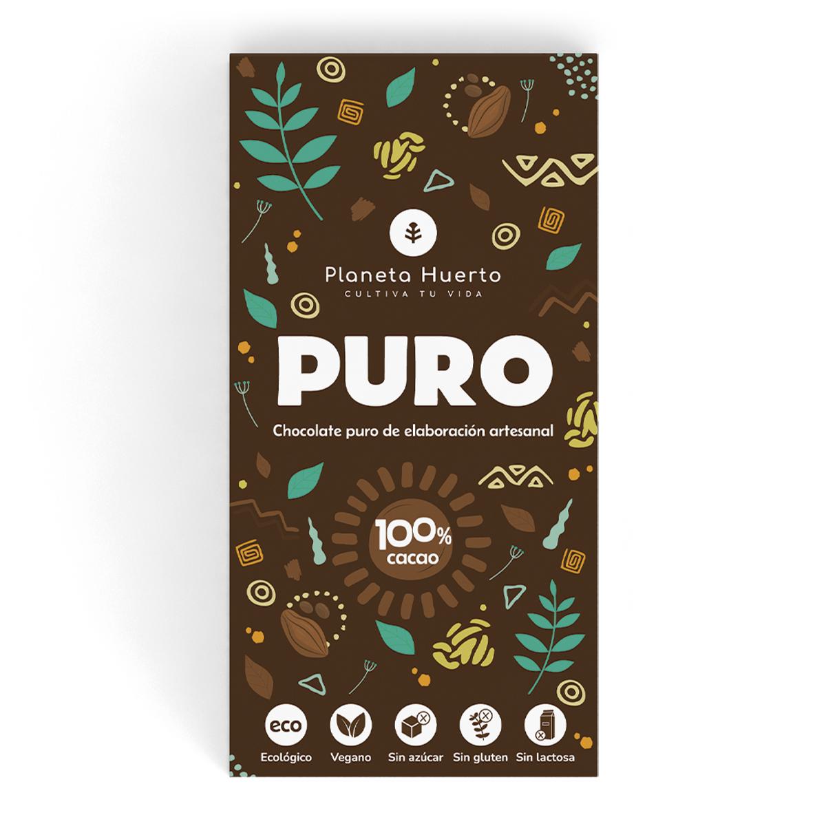 100% cocoa tablet ECO Planeta Huerto 100 g