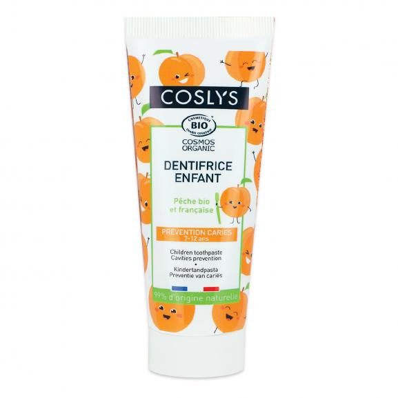 Pasta do zębów brzoskwiniowa dla dzieci 7-12 lat Coslys 50 ml