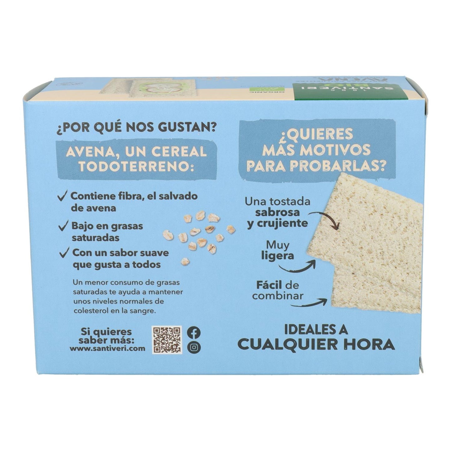 Santiveri Light and Crispy Oat Toast 100 g