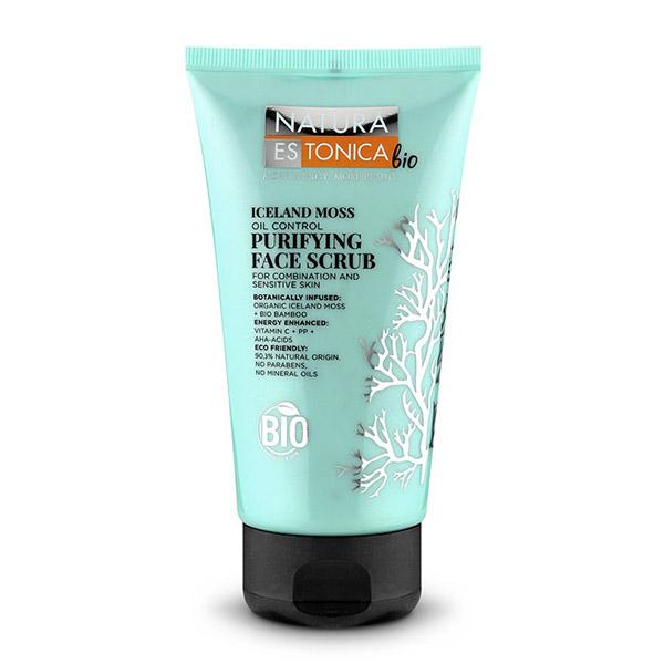 Peeling do twarzy z mchem islandzkim Natura Estonica 150 ml