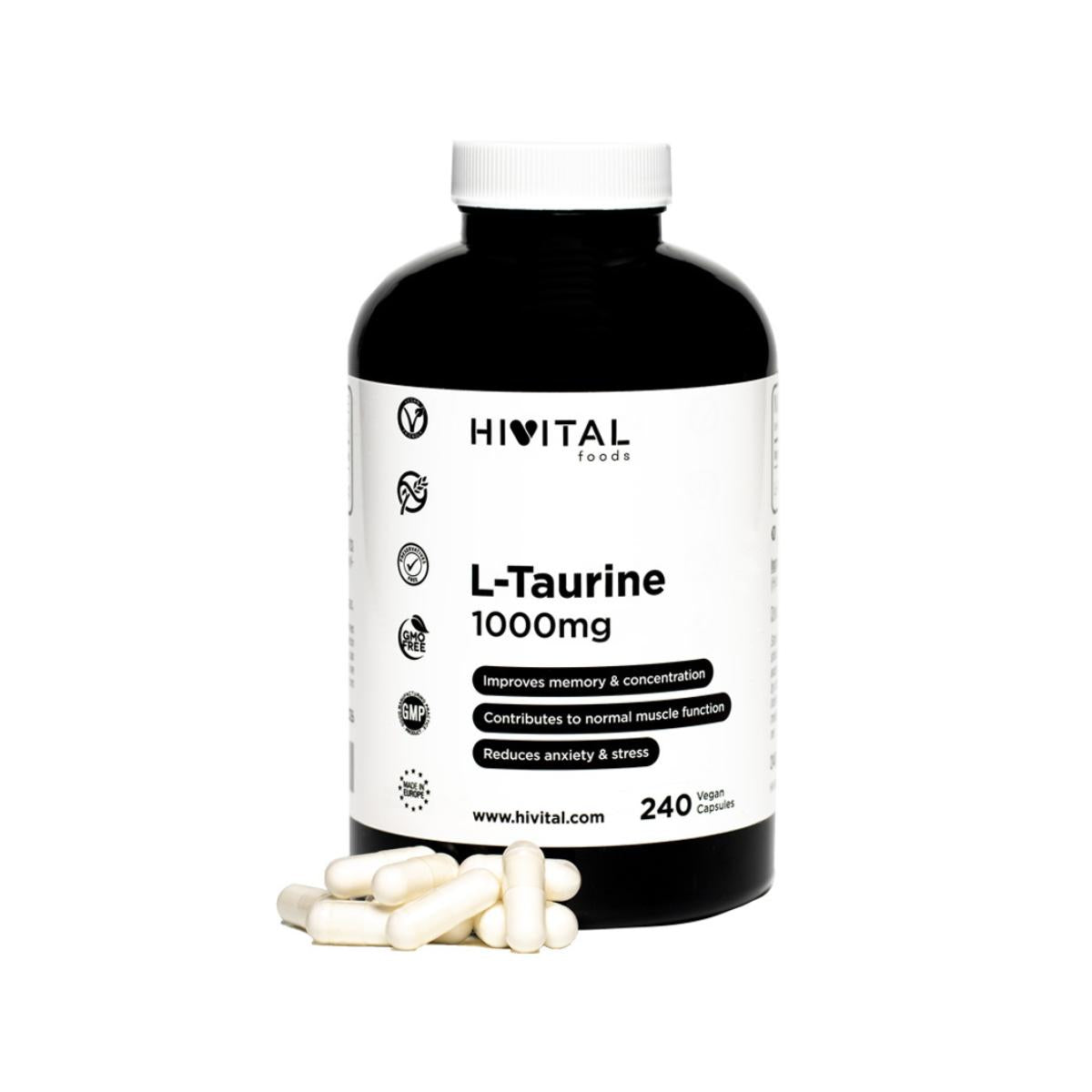 L-Taurine Hivital 240 capsules