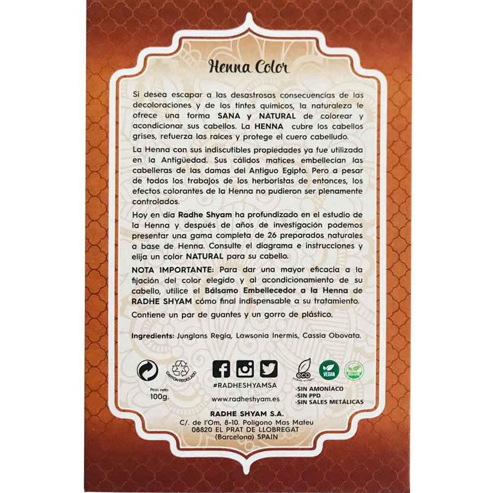 Henna-Pulver Hellbraun 100 g