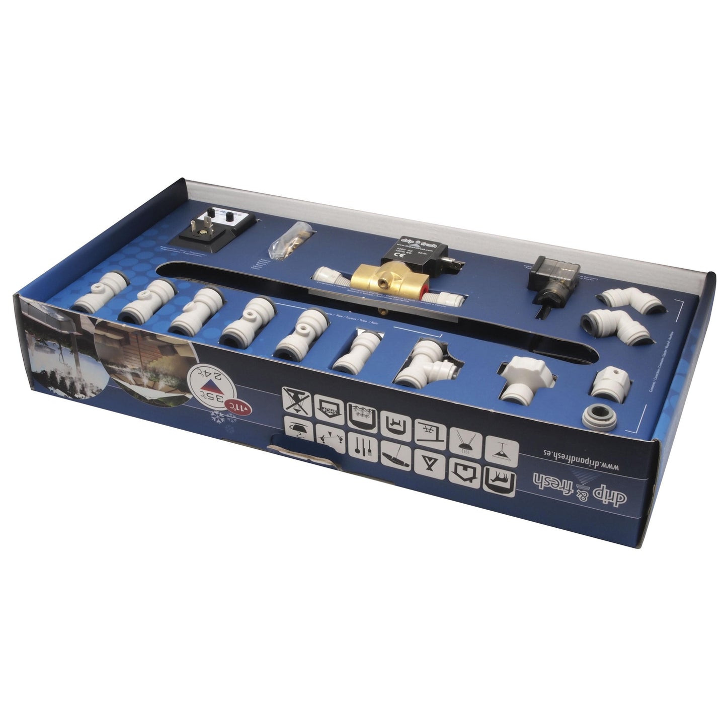 Komplettes Sprühset mit Programmiergerät 12 m DripFresh