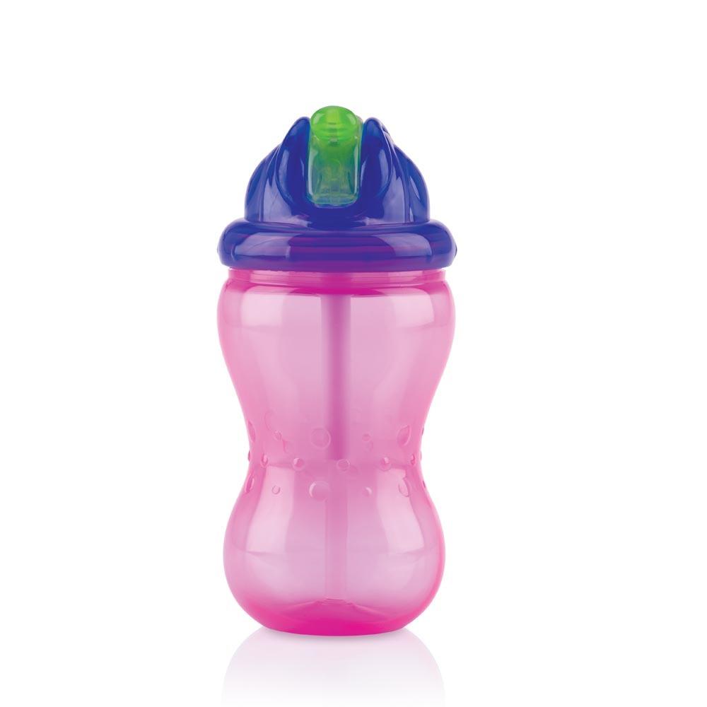 Auslaufsichere Babyflasche Flip-It 12m+ Rosa, Nuby 360 ml