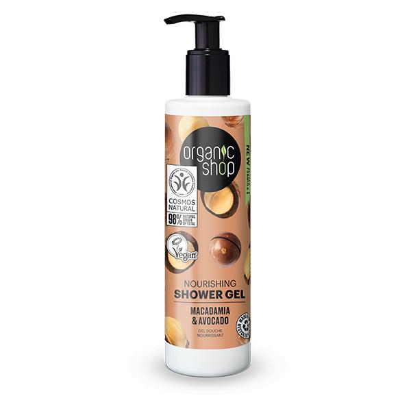 Pflegendes Duschgel Macadamia Avocado Organic Shop 280 ml