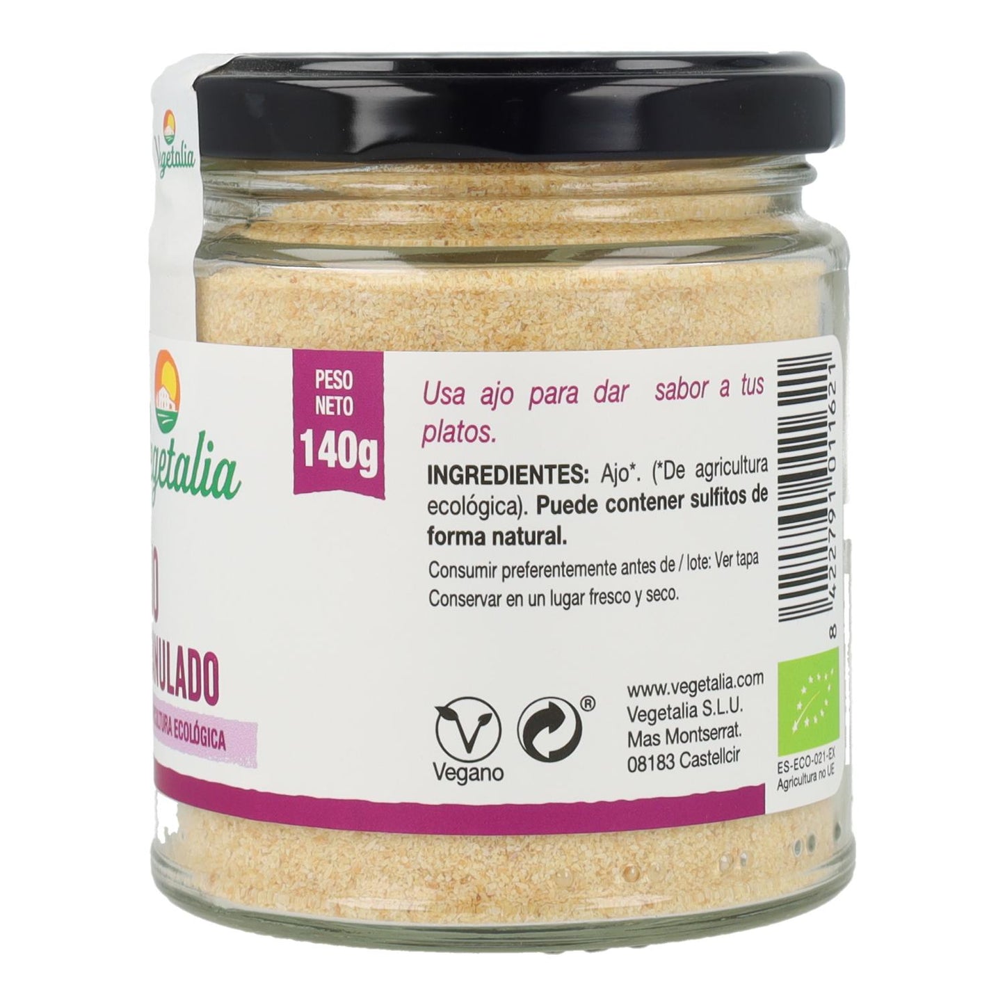 Aglio in polvere biologico Vegetalia 140 g