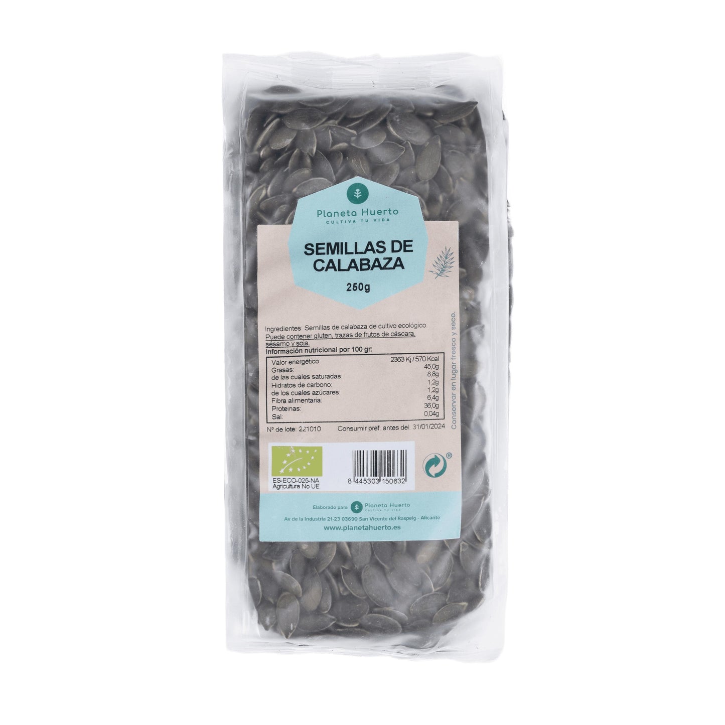 ECO Pumpafrön Planeta Huerto 250 g