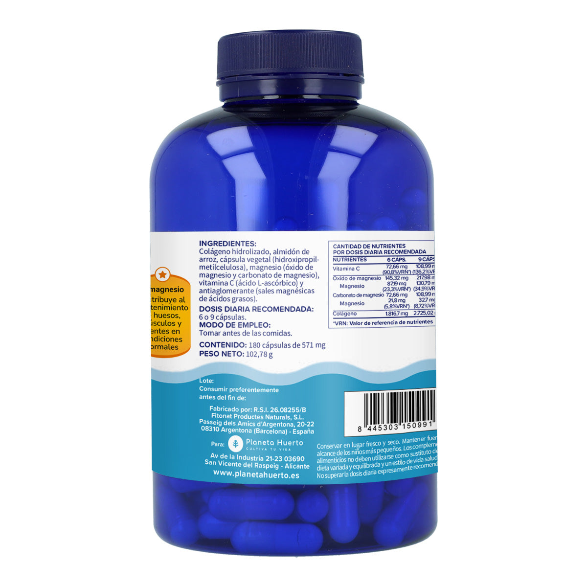 Collageen Plus Planeta Huerto 180 capsules