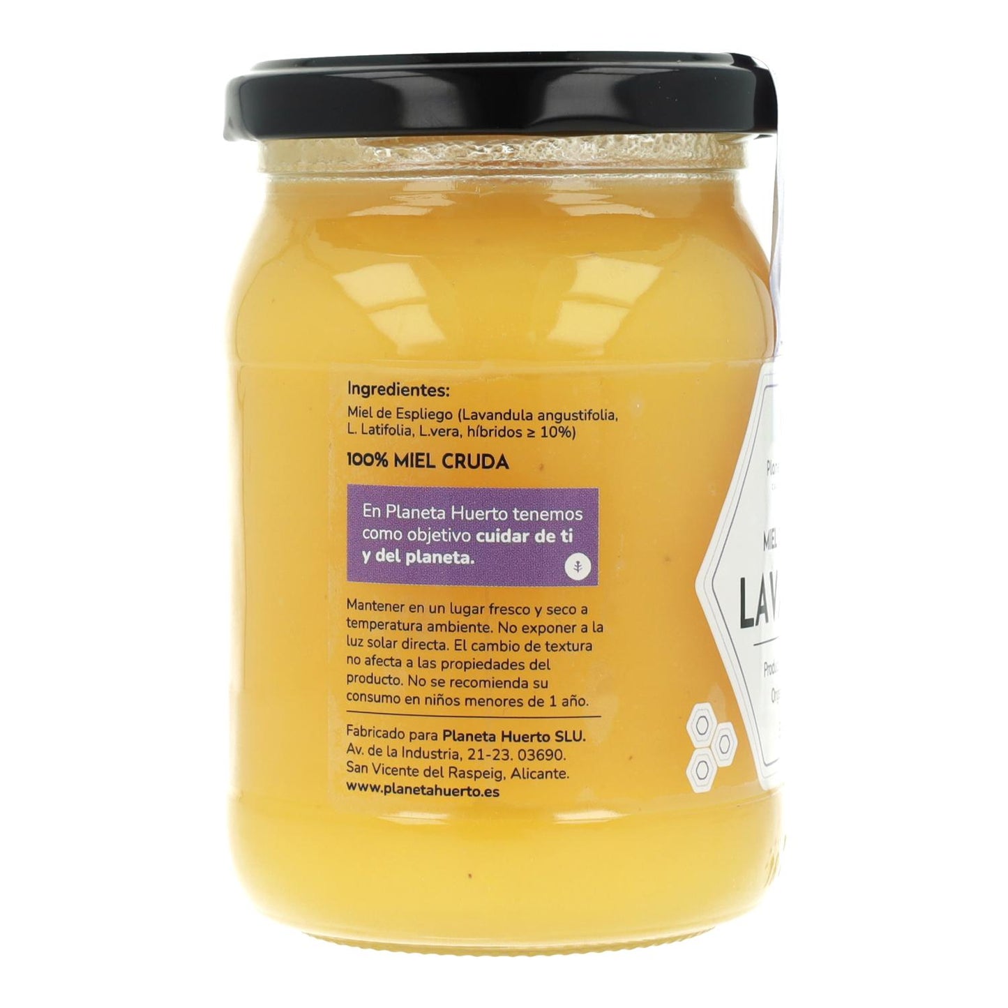 Raw Lavender Honey Planeta Huerto 500 g