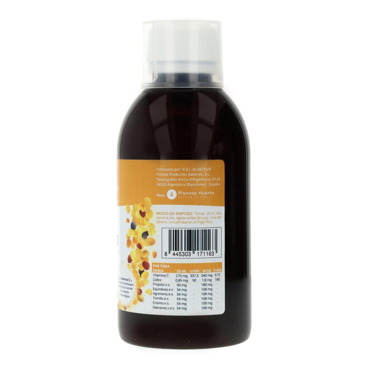Propolis-Sirup Planeta Huerto 250 ML.