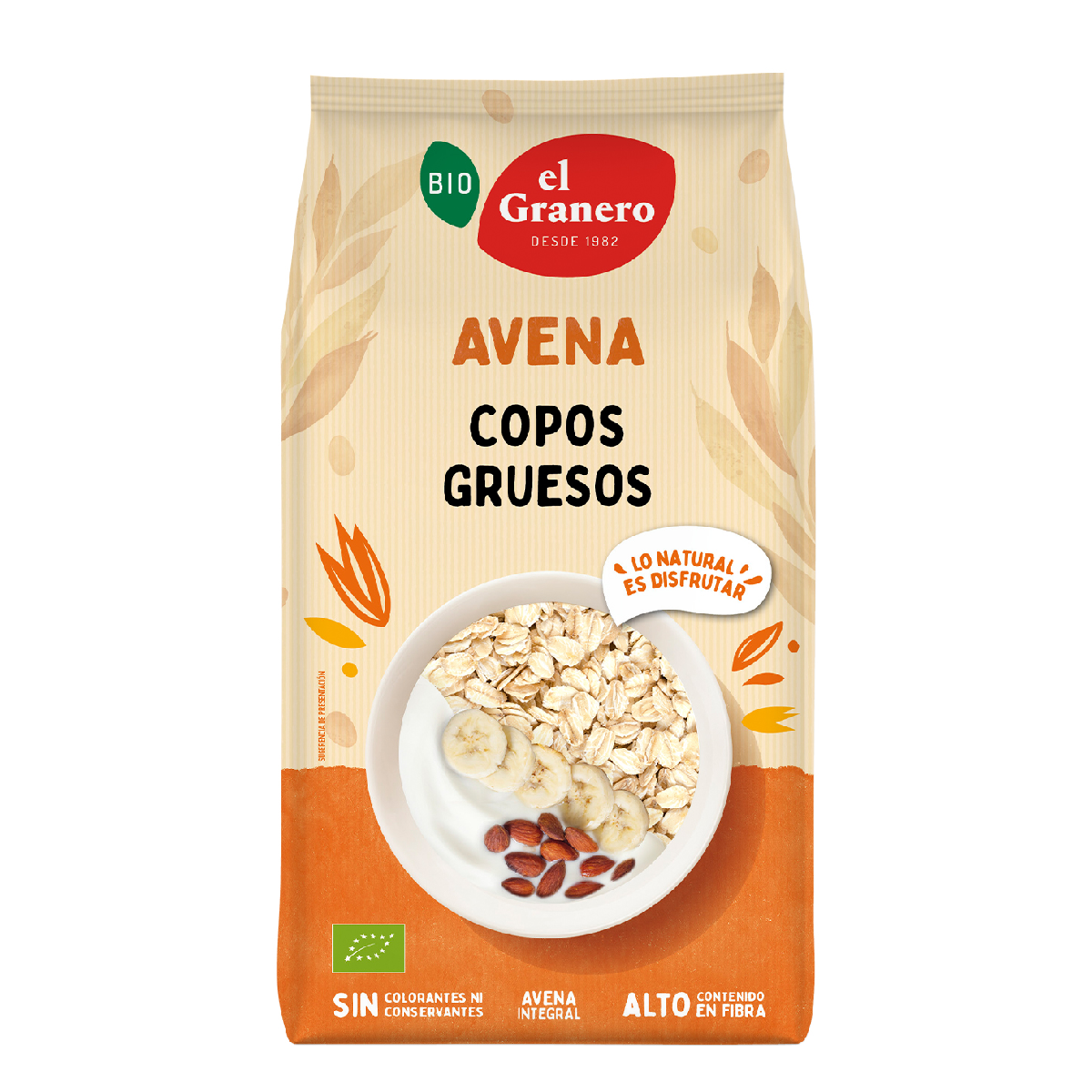 Fullkornsflingor BIO El Granero, 1 kg