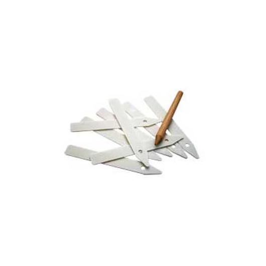 Bag of 25 small Biotop labels + pencil - labels for seedbeds and vegetable gardens