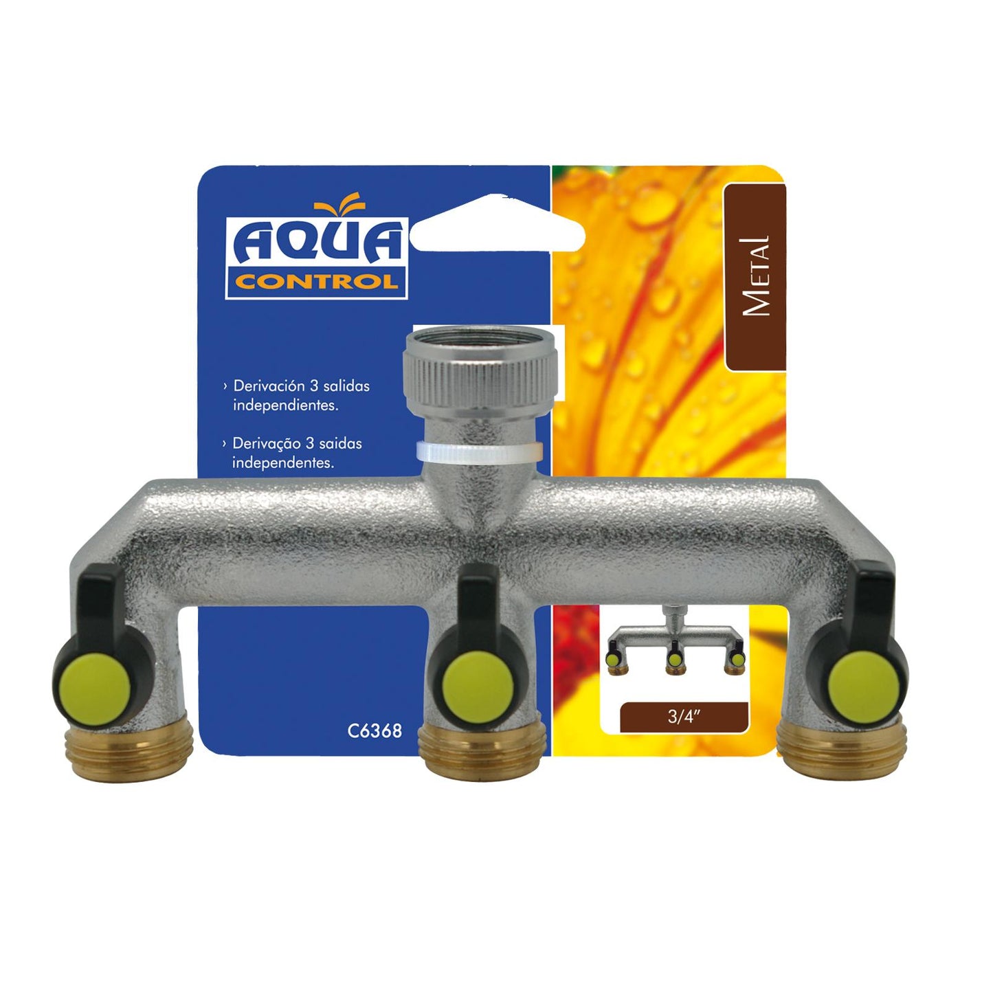 Rozgałęźnik 3 niezależne wyjścia Aqua Control