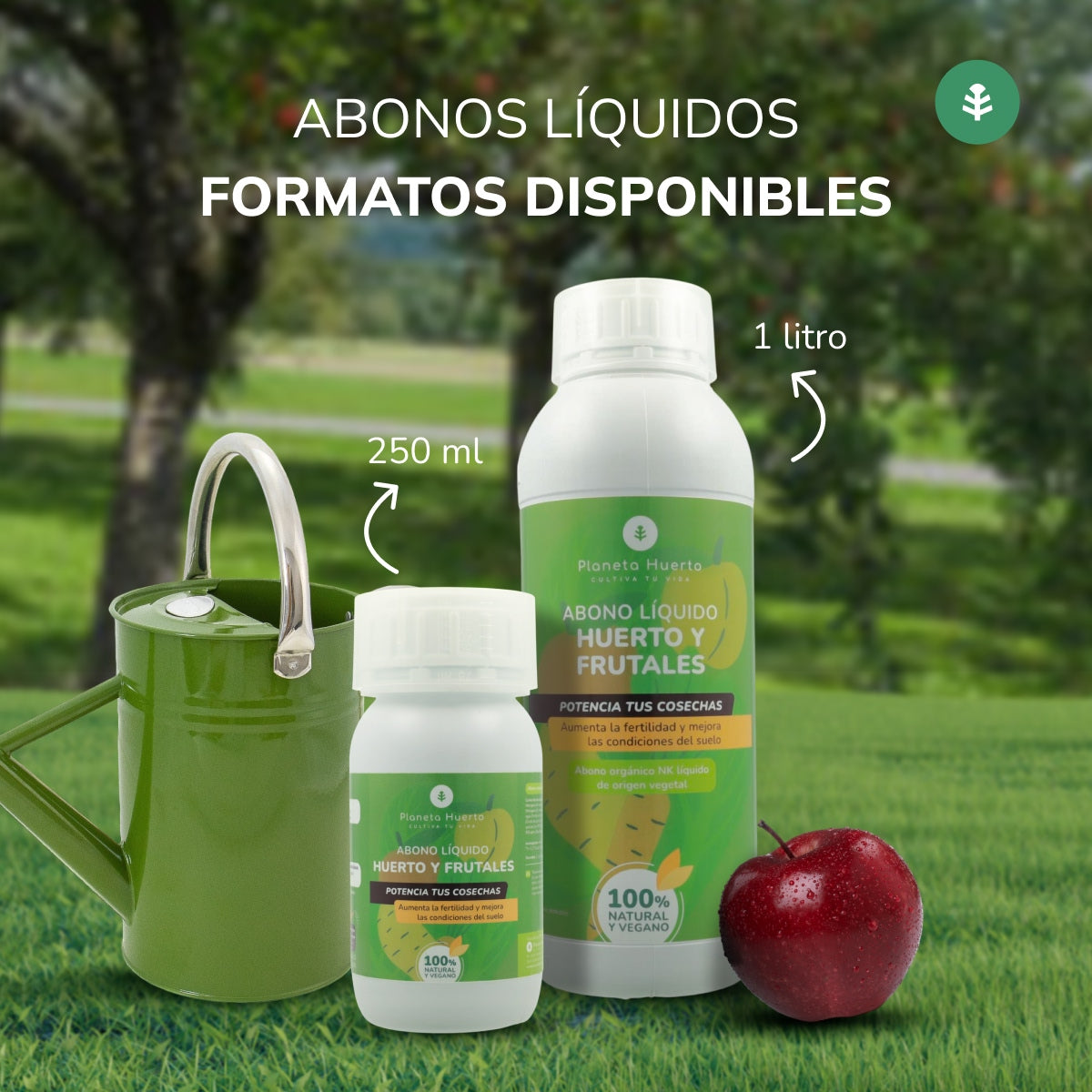 Concime liquido per frutteti e alberi da frutta Planeta Huerto 250 ml