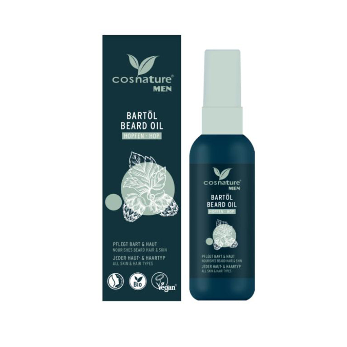 Huile à barbe au houblon bio, Costanute, 50 ml