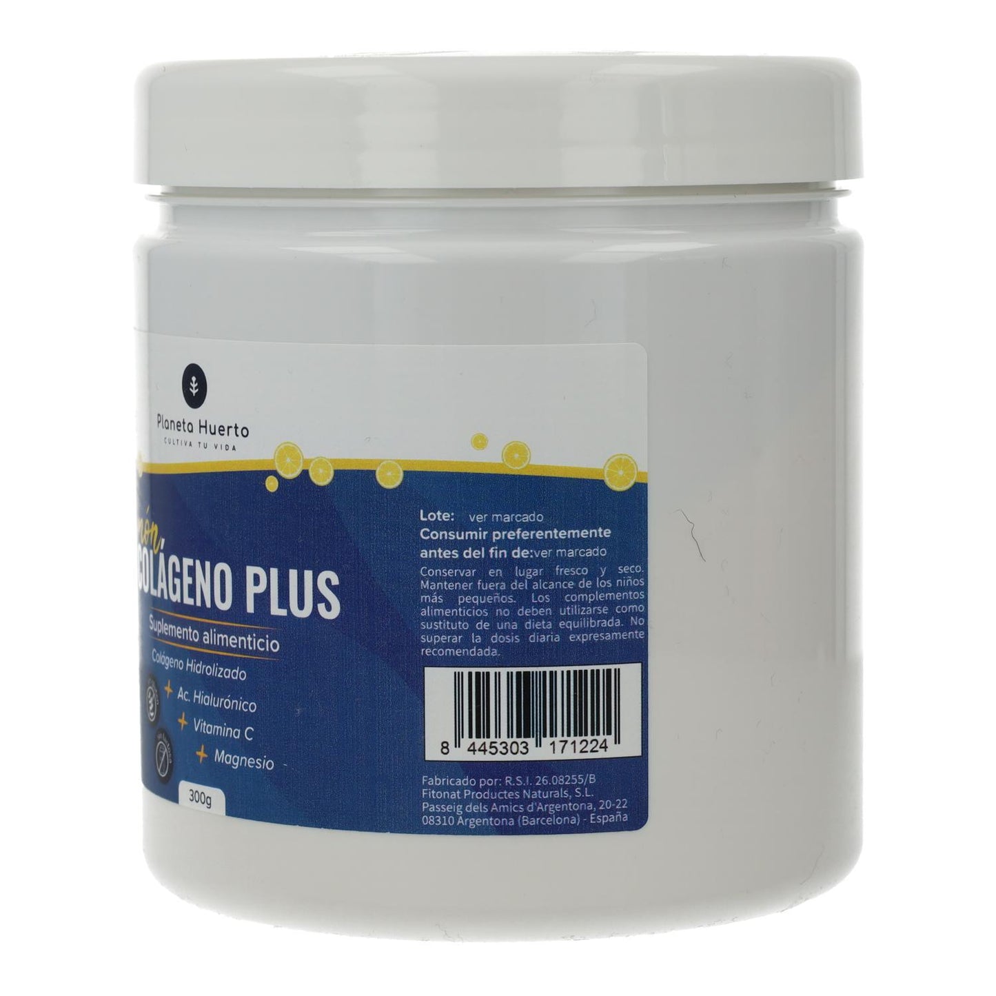 Kollagen Plus (citron) Planeta Huerto 300 g.