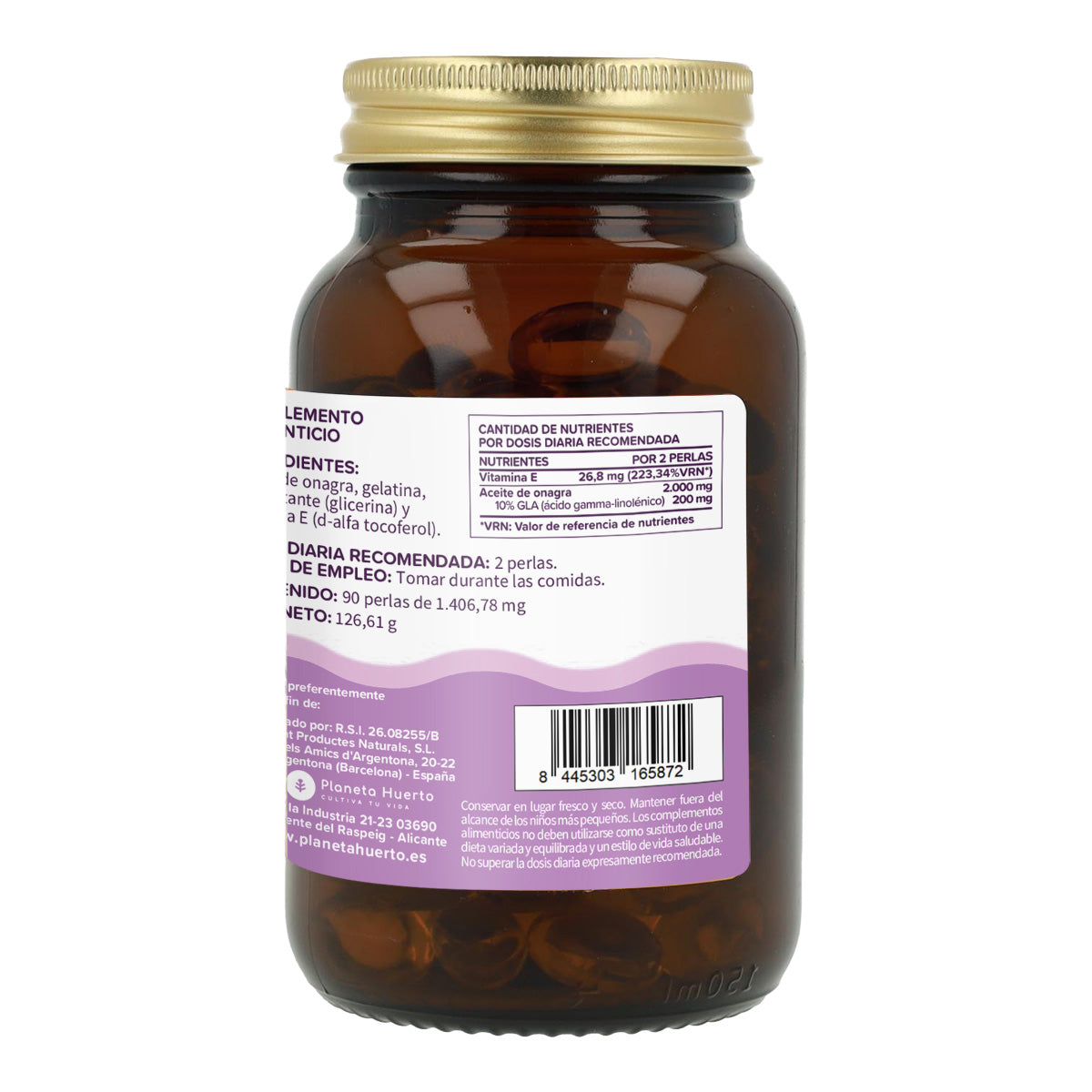 Olio di enotera 1000 mg Planeta Huerto 90 perle