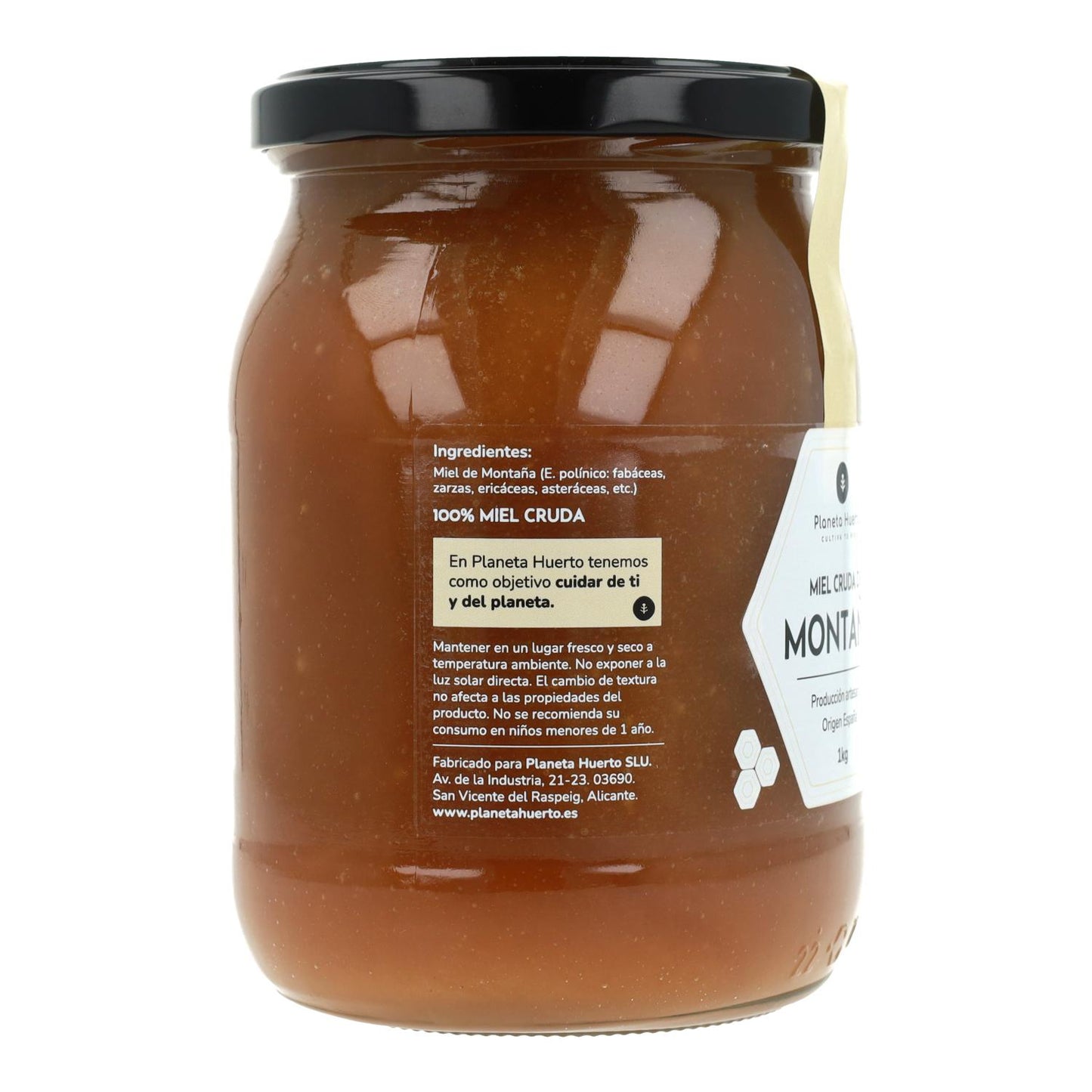 Planeta Huerto Raw Mountain Honey 1 Kg
