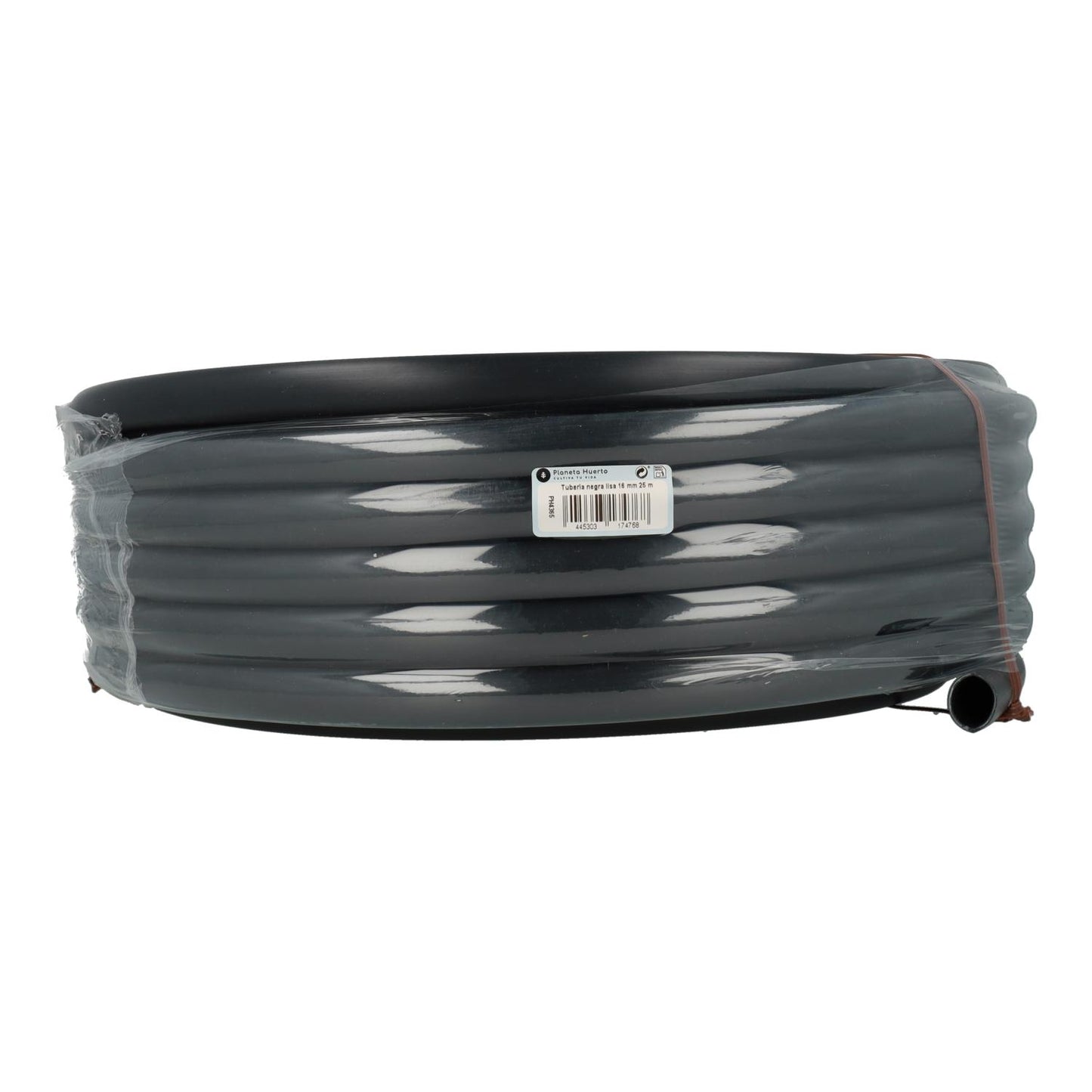Tube noir uni 16 mm Planeta Huerto 25 m