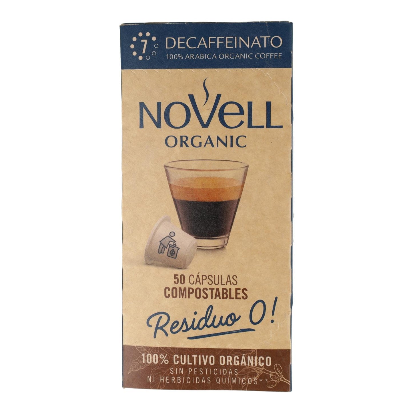 Capsule compostabili Descaffeinato Nespresso 50 capsule