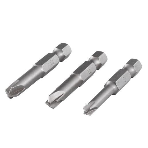 3 embouts de tournevis Torq-Set 50 mm Wolfcraft