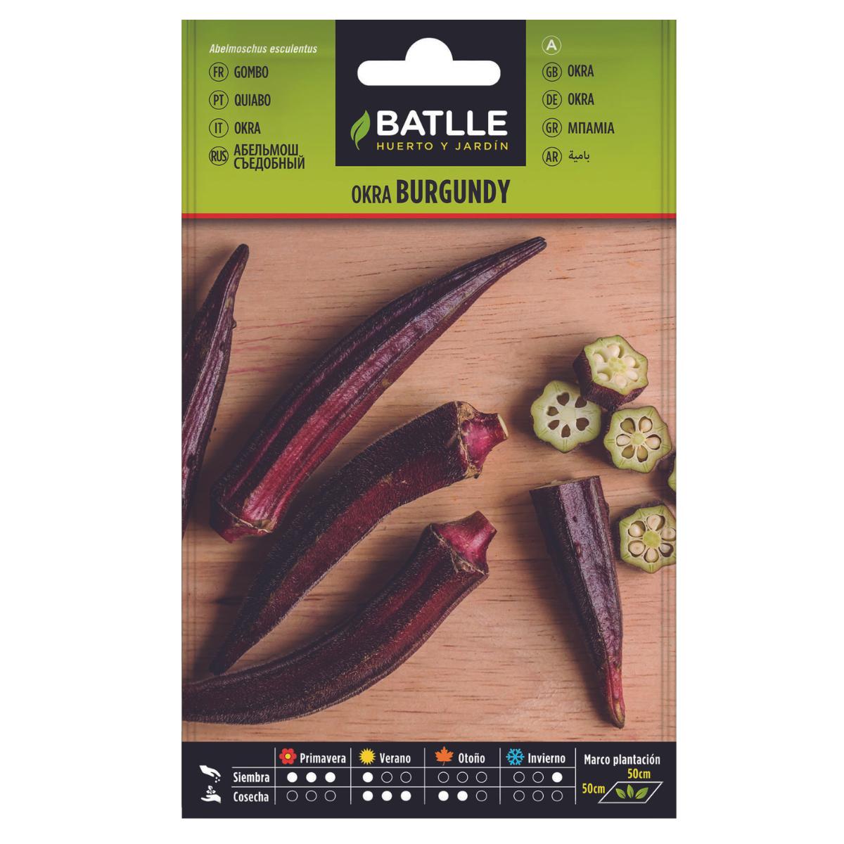 Okrasfrön Burgundy Batlle