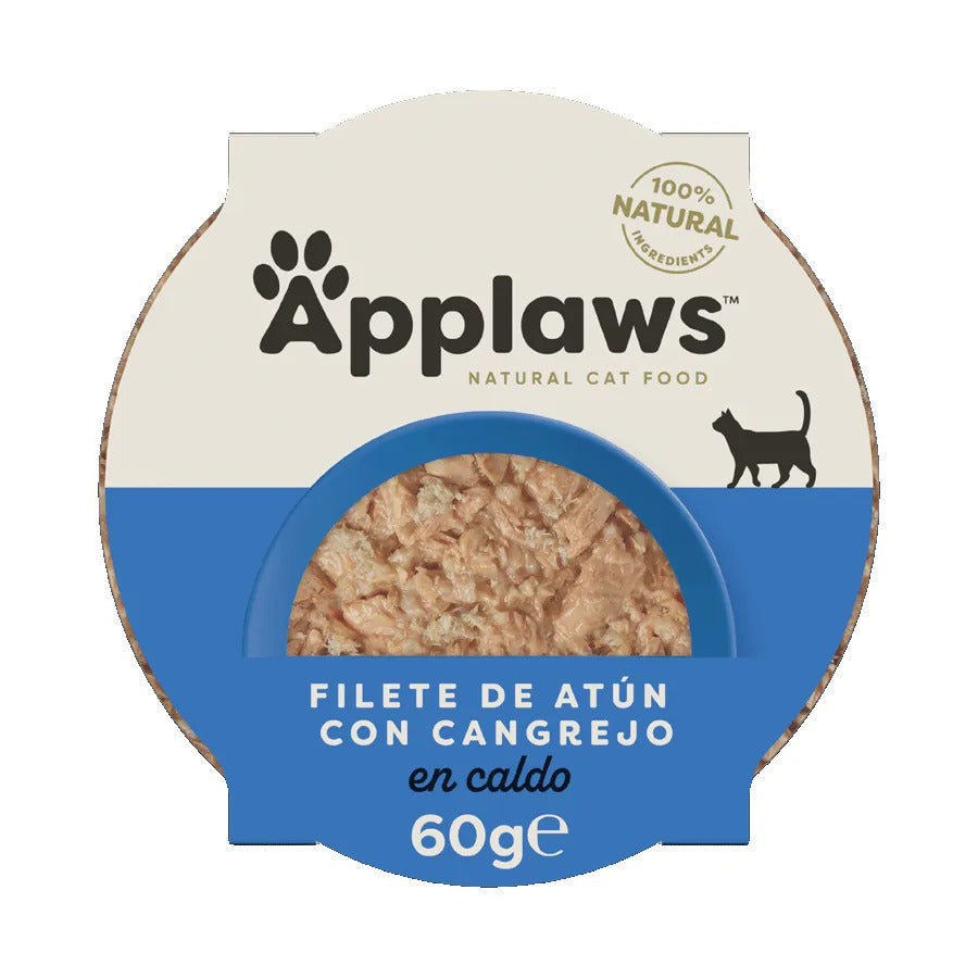 Thunfisch- und Krabben-Tray für Katzen Applaws 60 g
