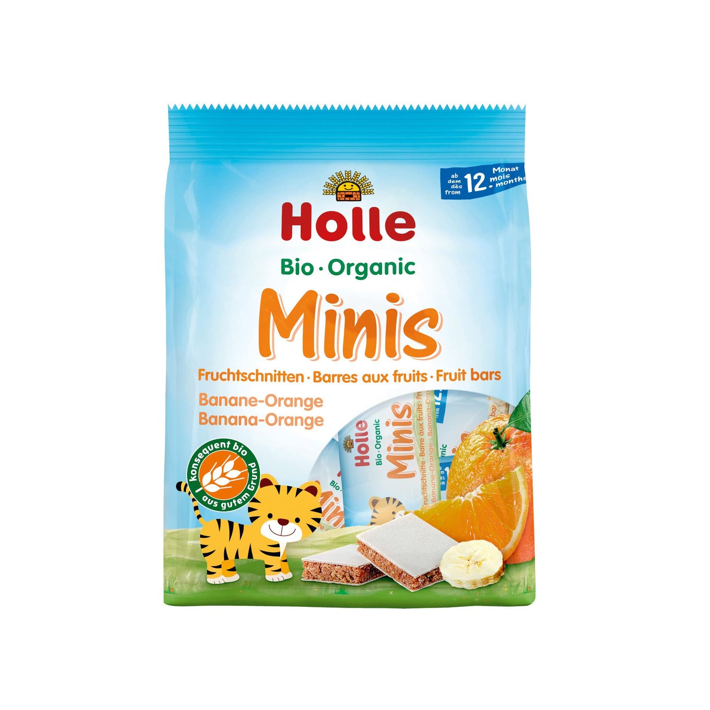 Mini-repen banaan & sinaasappel (vanaf 12 maanden) Eco Holle 100 g