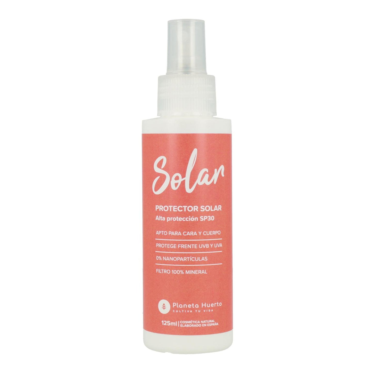 100% minerale zonnebrandcrème SPF 30 Planeta Huerto 125 ml