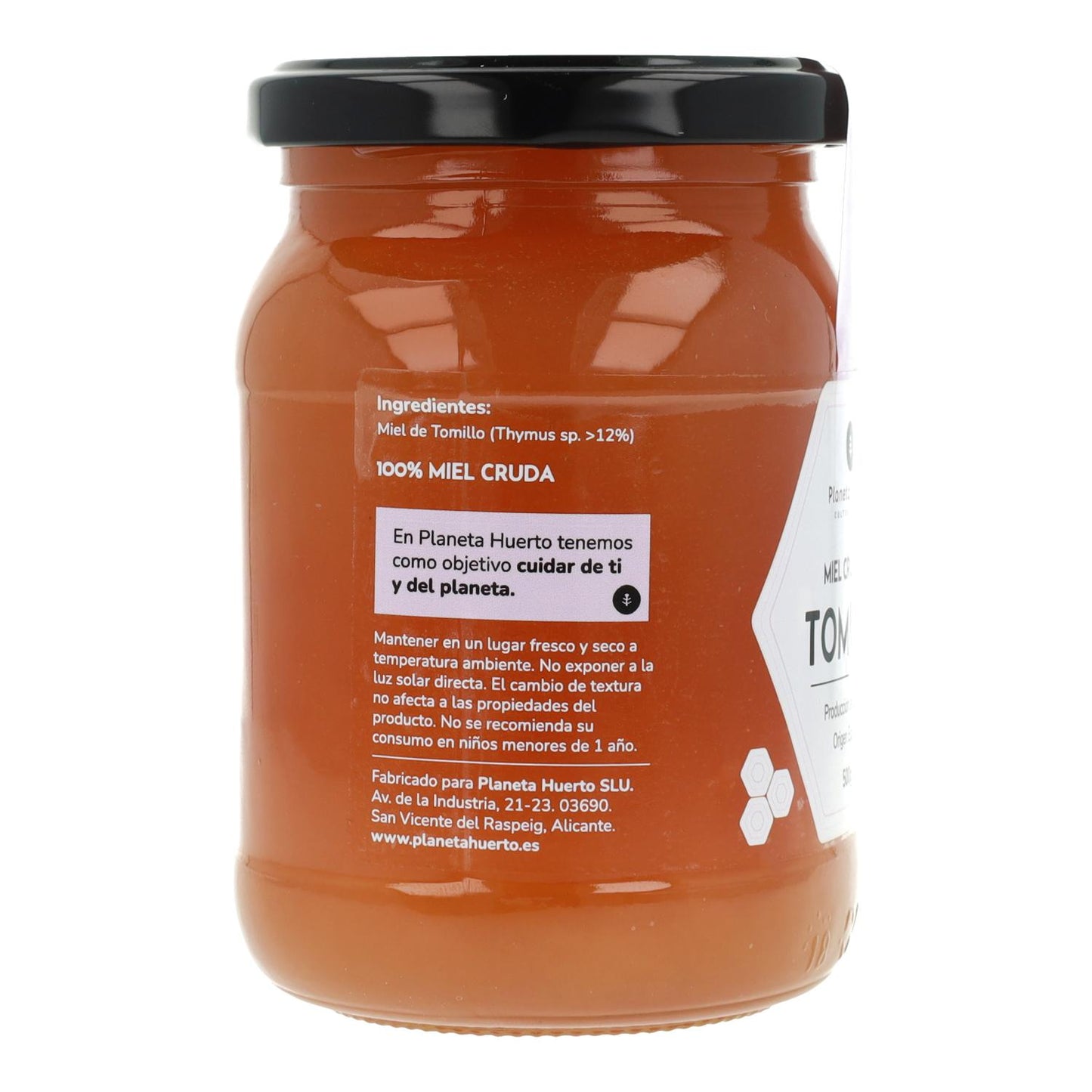 Miel de thym brut Planeta Huerto 500 g