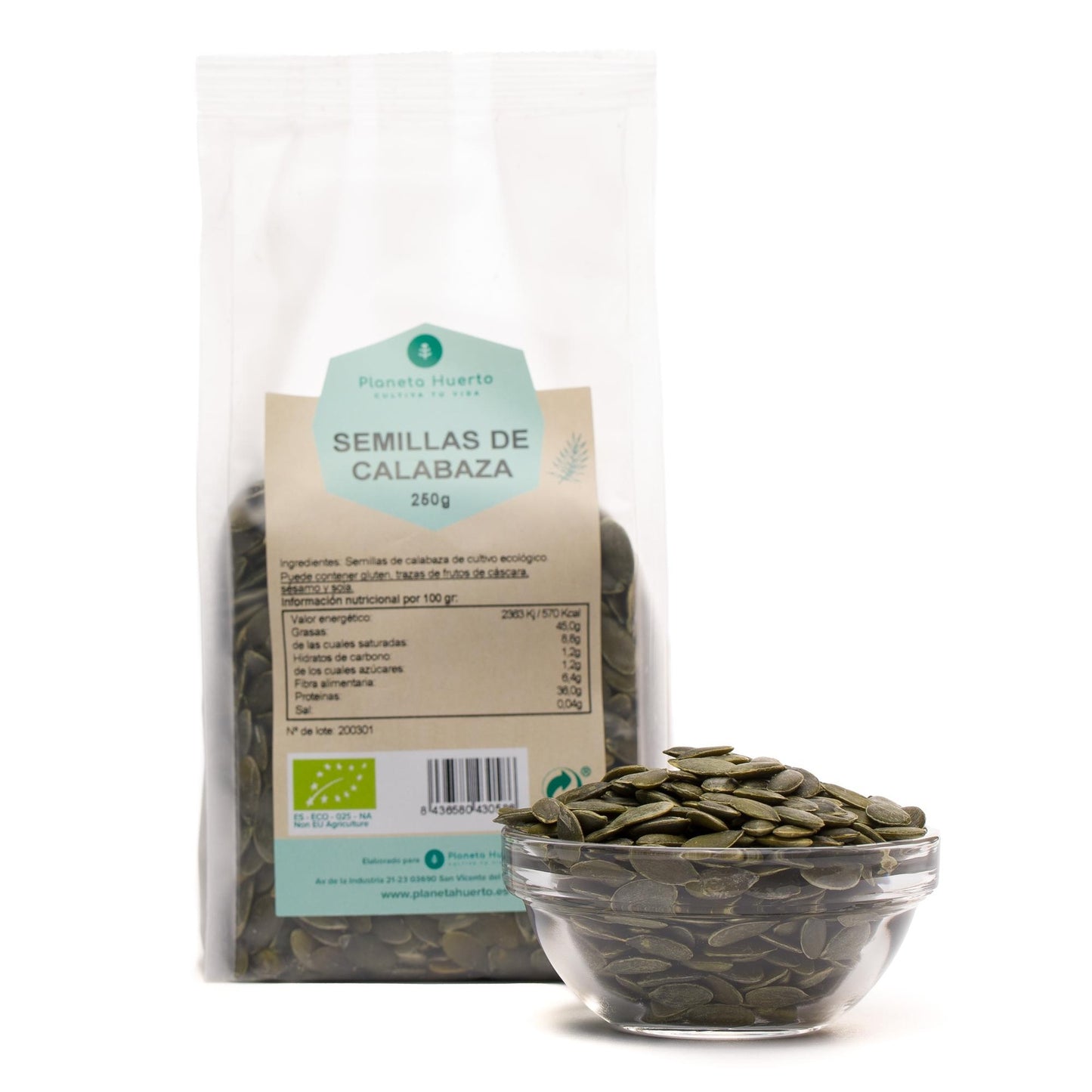 ECO Pumpafrön Planeta Huerto 250 g