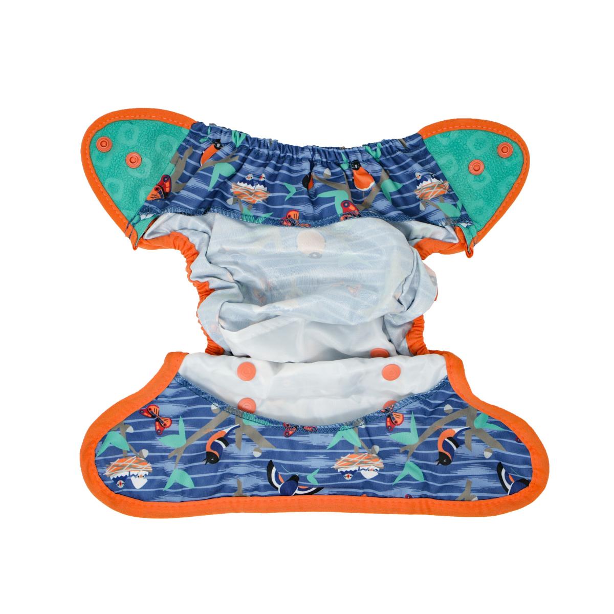 Pop-in Round the Garden Windelüberzug mit Druckknöpfen