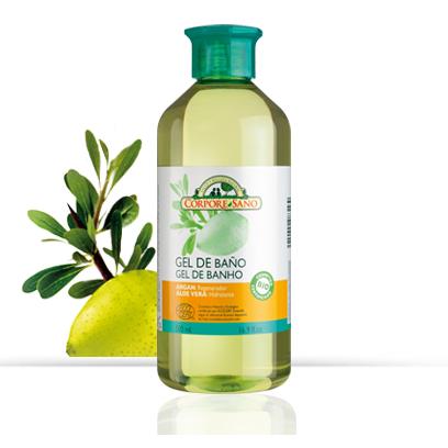 Gel doccia nutriente e ristrutturante all'argan e aloe vera Corpore Sano 500 ml