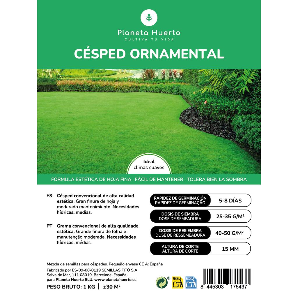 Graines de gazon d'ornement Planeta Huerto 1 kg