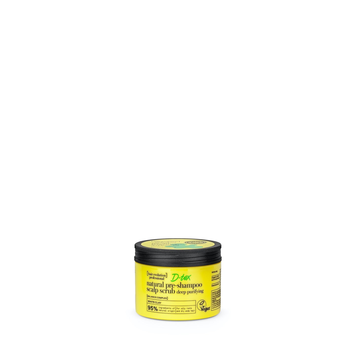 Pre-Shampoo-Kopfhautpeeling mit weißer Tonerde „D-tox” Tiefenreinigung Natura Siberica 150 ml